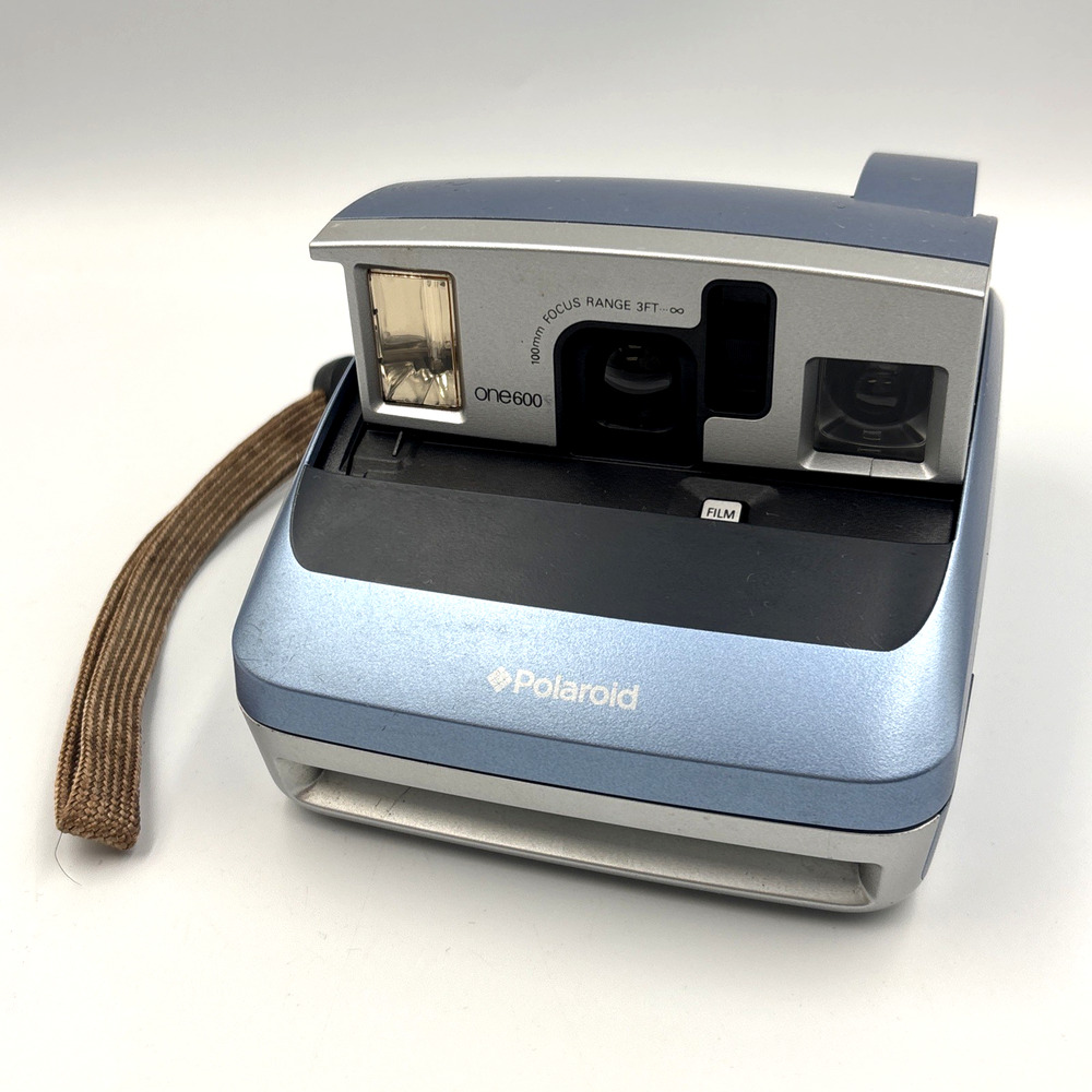 Vintage Polaroid One600 Instant Film Camera – Blue – Film Tested